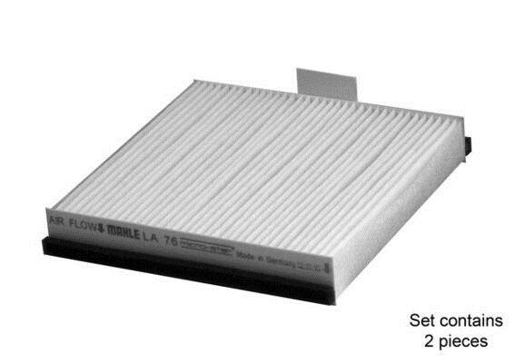 Filtre d'habitacle (Filtre à pollen) KNECHT FILTER 76418420 - ref. LA 76/S