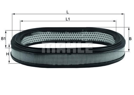 Filtre à air KNECHT FILTER LX 78