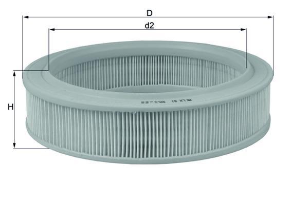 Filtre à air KNECHT FILTER ref. LX 81