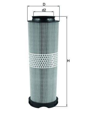 Filtre à air KNECHT FILTER LX 1020