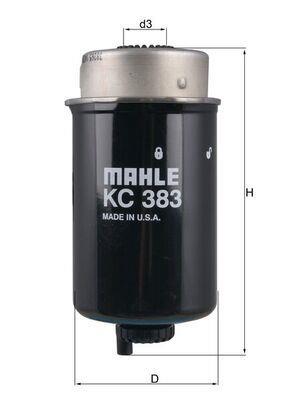 Filtre à carburant (Filtre à gasoil) KNECHT FILTER KC 383