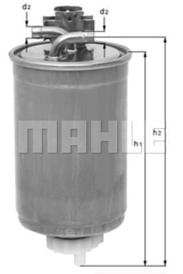 Filtre à carburant (Filtre à gasoil) KNECHT FILTER KL 476