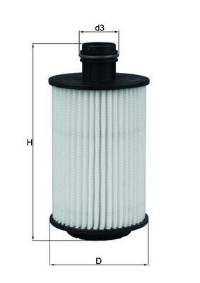 Filtro de óleo KNECHT FILTER OX 1012D