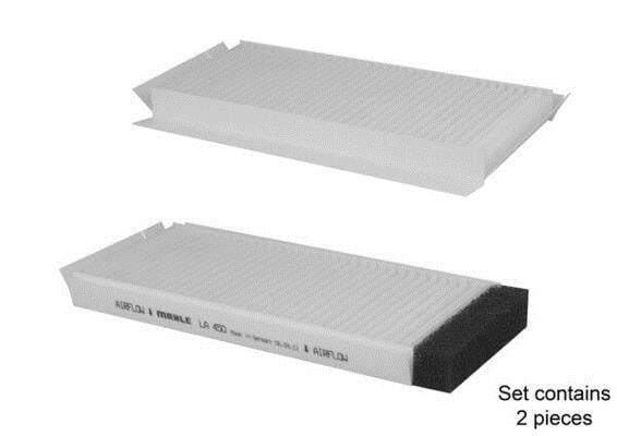 Filtre d'habitacle (Filtre à pollen) KNECHT FILTER 70371476 - ref. LA 450/S