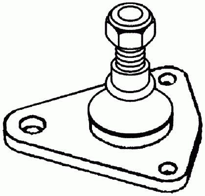 Rotule de suspension (Rotule de pivot) LEMFÖRDER 18207 01