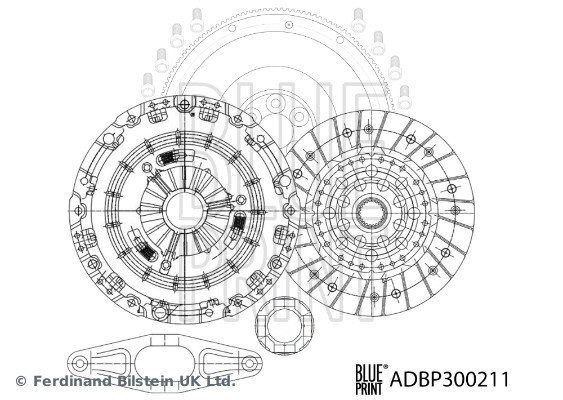 Kit d'embrayage Blue Print ADBP300211