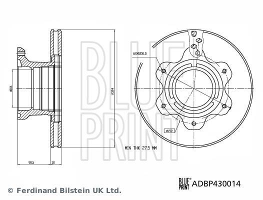 Discos de freno Blue Print ref. ADBP430014
