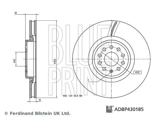 Discos de freno Blue Print ref. ADBP430185