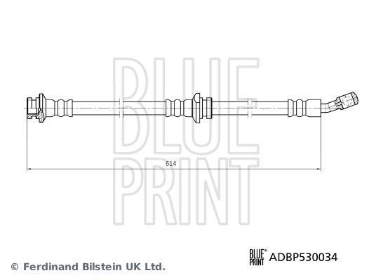 Flexible de frein (Durite de frein) Blue Print ref. ADBP530034