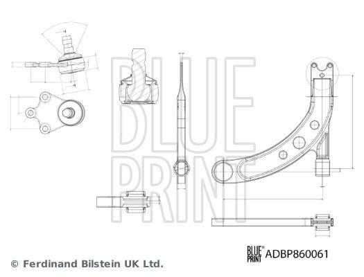 Triangle de suspension Blue Print ADBP860061