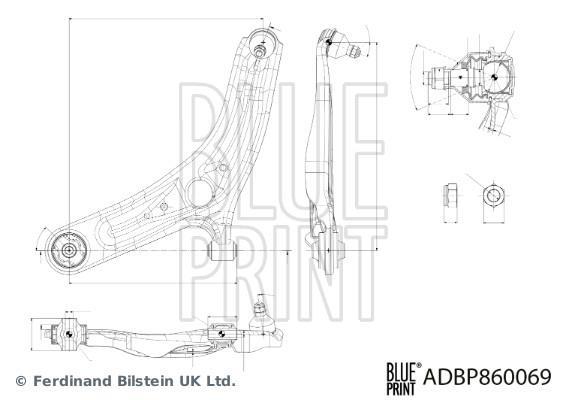 Triangle de suspension Blue Print ref. ADBP860069