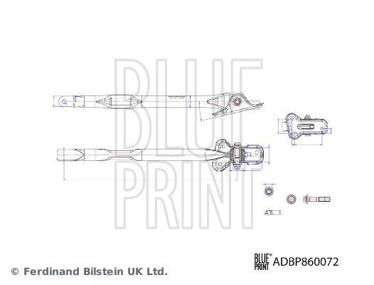 Triangle de suspension Blue Print ref. ADBP860072