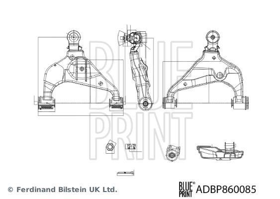 Triangle de suspension Blue Print ADBP860085