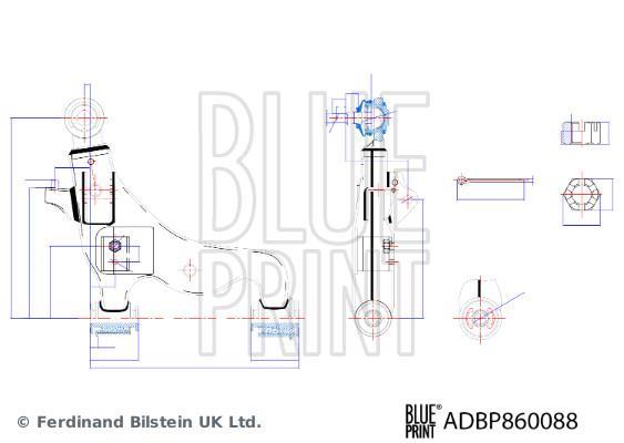 Triangle de suspension Blue Print ADBP860088