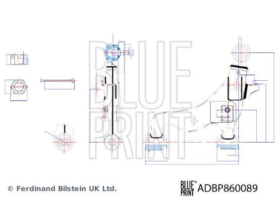 Triangle de suspension Blue Print ADBP860089