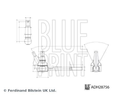 Rotule de direction Blue Print ref. ADH28756