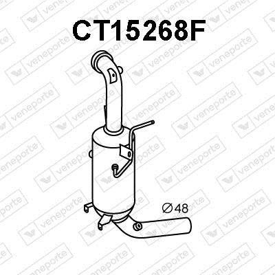 Filtre à particules / FAP (FAP diesel) VENEPORTE S.A. ref. CT15268F