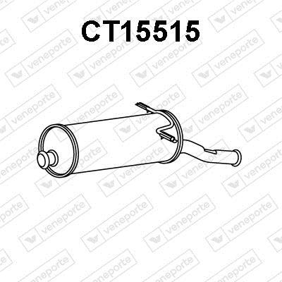 Silenciador trasero VENEPORTE S.A. ref. CT15515