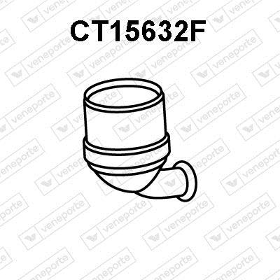 Filtre à particules / FAP (FAP diesel) VENEPORTE S.A. ref. CT15632F