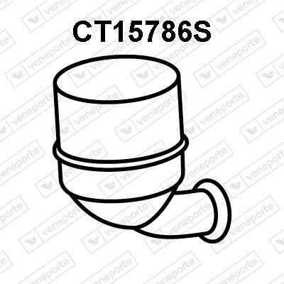 Filtre à particules / FAP (FAP diesel) VENEPORTE S.A. ref. CT15786S