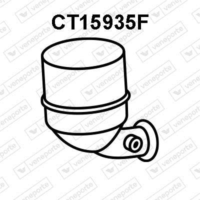 Filtro de partículas (FAP Diesel) VENEPORTE S.A. ref. CT15935F