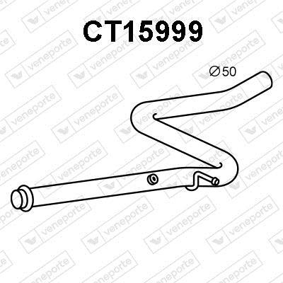 Tuyau d'échappement (Tuyau d'échappement) VENEPORTE S.A. ref. CT15999