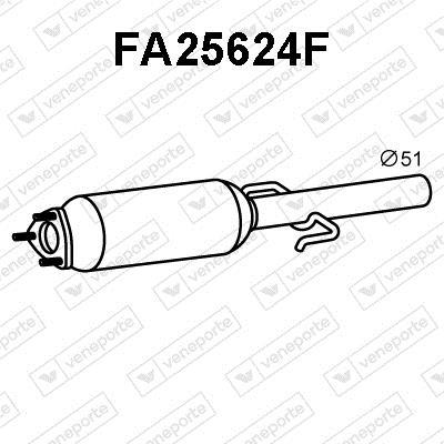 Filtro de partículas (FAP Diesel) VENEPORTE S.A. ref. FA25624F