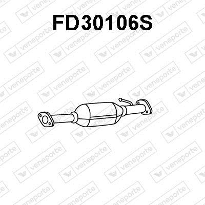 Filtro de partículas (FAP Diesel) VENEPORTE S.A. ref. FD30106S