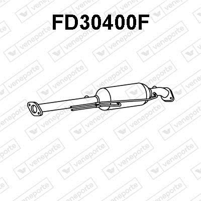 Filtre à particules / FAP (FAP diesel) VENEPORTE S.A. ref. FD30400F