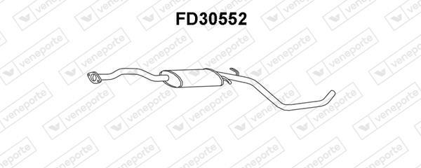 Silenciador delantero VENEPORTE S.A. ref. FD30552