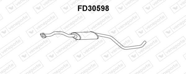 Silenciador delantero VENEPORTE S.A. ref. FD30598