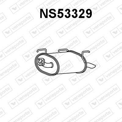 Silenciador trasero VENEPORTE S.A. ref. NS53329