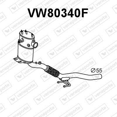Filtre à particules / FAP (FAP diesel) VENEPORTE S.A. ref. VW80340F