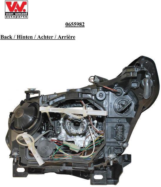 Phare avant (Projecteur principal) VAN WEZEL ref. 0655982