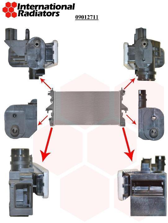 Radiador motor VAN WEZEL ref. 09012711