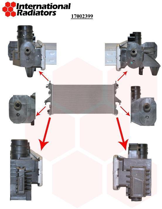 Radiateur moteur (Radiateur de refroidissement) VAN WEZEL 17002399