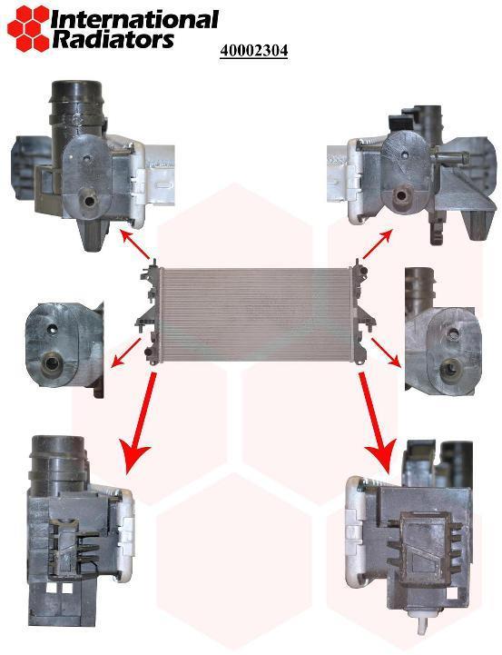 Radiador motor VAN WEZEL 40002304