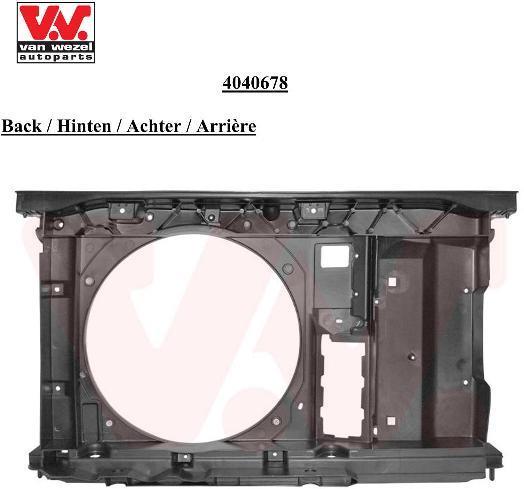 Revestimento frontal VAN WEZEL ref. 4040678