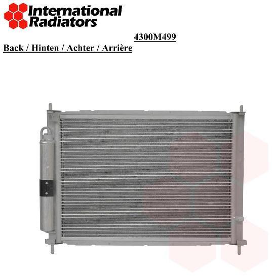 Module de refroidissement (Radiateur et condenseur de climatisation) VAN WEZEL ref. 4300M499