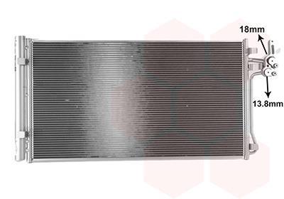 Condenseur, climatisation (Radiateur de climatisation) VAN WEZEL ref. 02015707