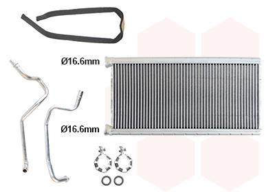 Radiateur de chauffage VAN WEZEL ref. 02016700