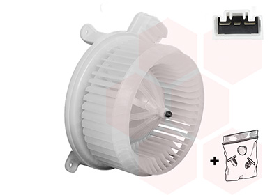Pulseur d'air habitacle (Ventilateur habitacle) VAN WEZEL 0262773