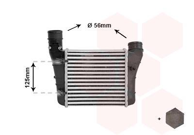Radiador de admisión, intercooler VAN WEZEL ref. 03004333