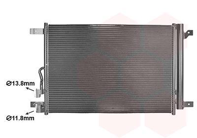 Condenseur, climatisation (Radiateur de climatisation) VAN WEZEL ref. 03015705