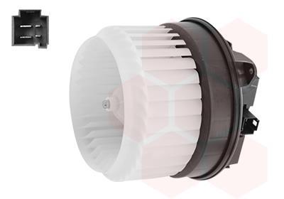Pulseur d'air habitacle (Ventilateur habitacle) VAN WEZEL 0342773