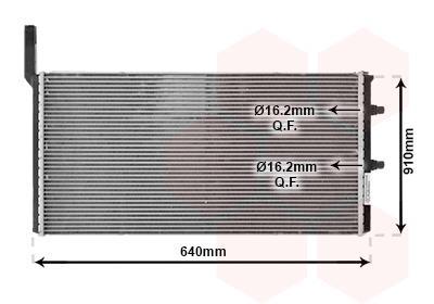 Radiateur moteur (Radiateur de refroidissement) VAN WEZEL ref. 06002583