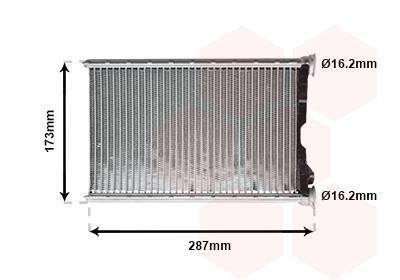 Radiateur de chauffage VAN WEZEL ref. 06006342
