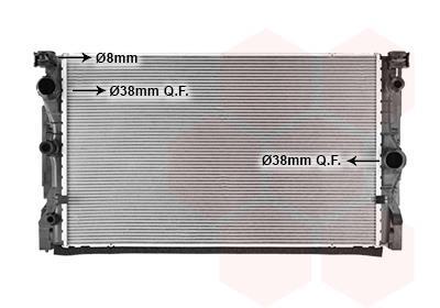 Radiateur moteur (Radiateur de refroidissement) VAN WEZEL 06012718