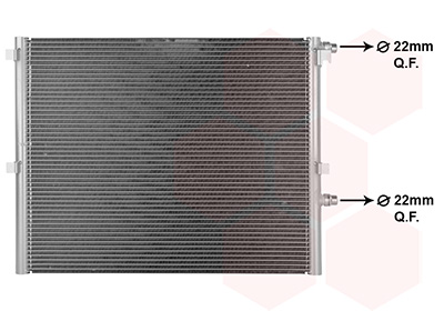 Radiateur moteur (Radiateur de refroidissement) VAN WEZEL 06012754