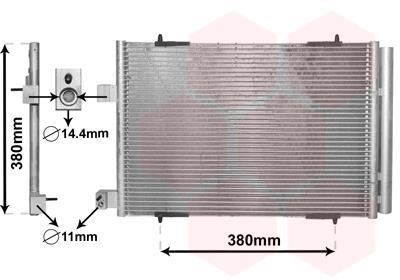 Condensador, aire acondicionado VAN WEZEL ref. 09005274